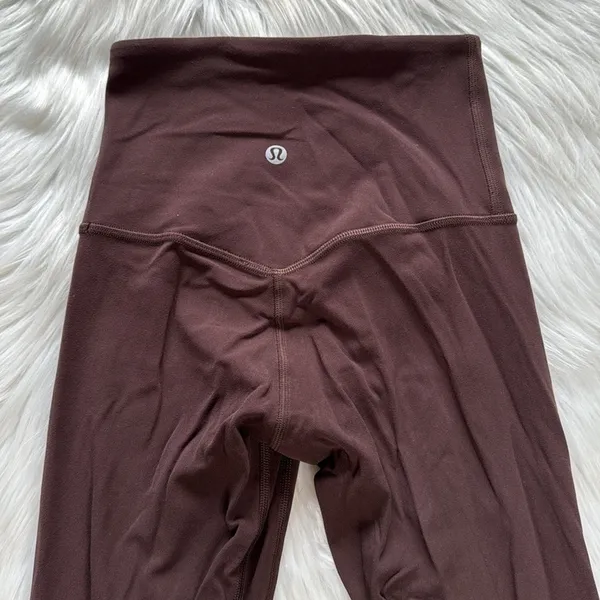 Lululemon Espresso Align High Rise Zip Front Leggings - Image 8