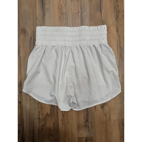 Nike Dri Fit Running Shorts‎ Women Large White Athletic Gym Lightweight - Image 3