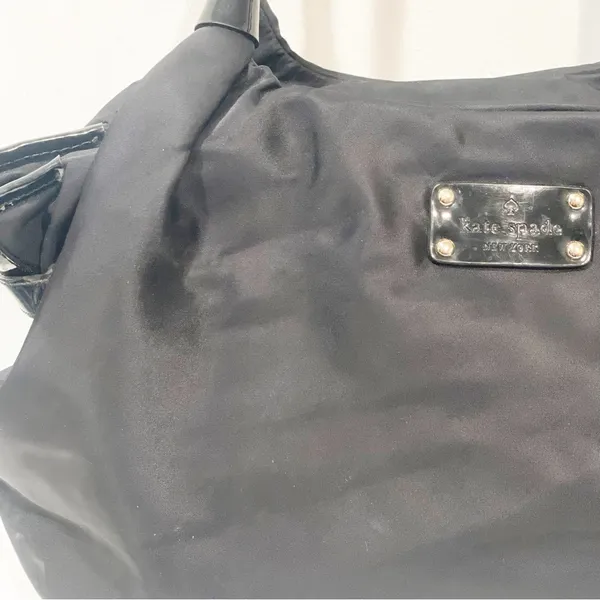 Kate Spade New York Black Nylon Large‎ Tote Shoulder Bag - Image 2