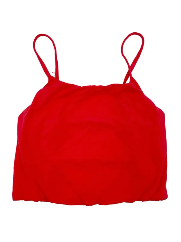 SKIMS Fits Everybody Strappy Back Cami Tank Size XXS Neon Coral Fitted Comfy - Image 3