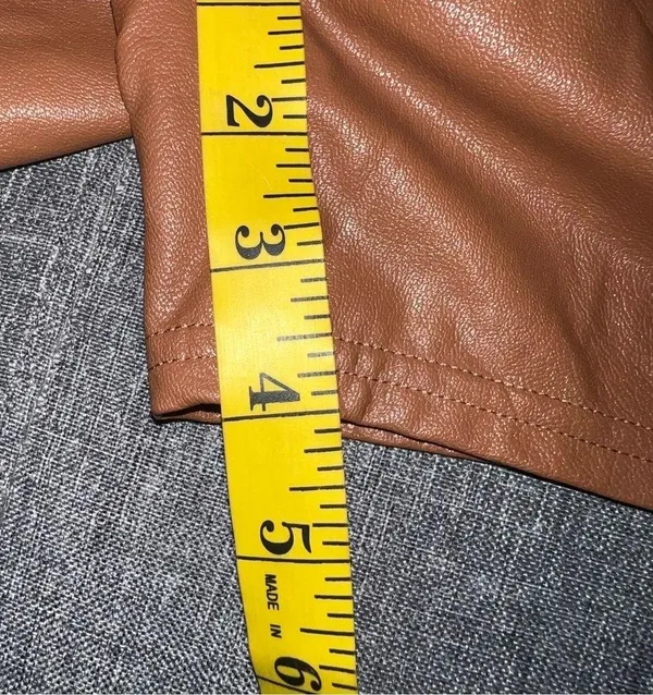 Commando Faux Leather Paperbag Short - Image 10