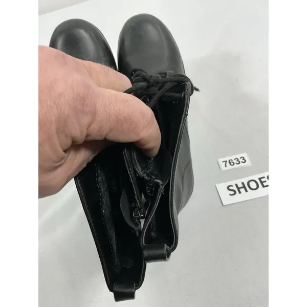 Womans Excellent Condition Soda Chunky Platform Combat Boots 8.5 Black Lug Heel - Image 5