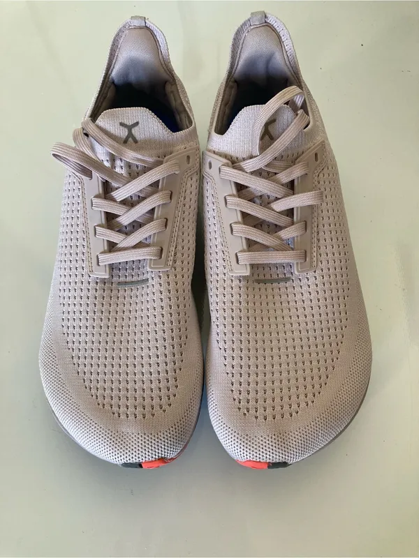 Flax Women’s Pink Knit Lace-Up Athletic Sneakers - Image 10