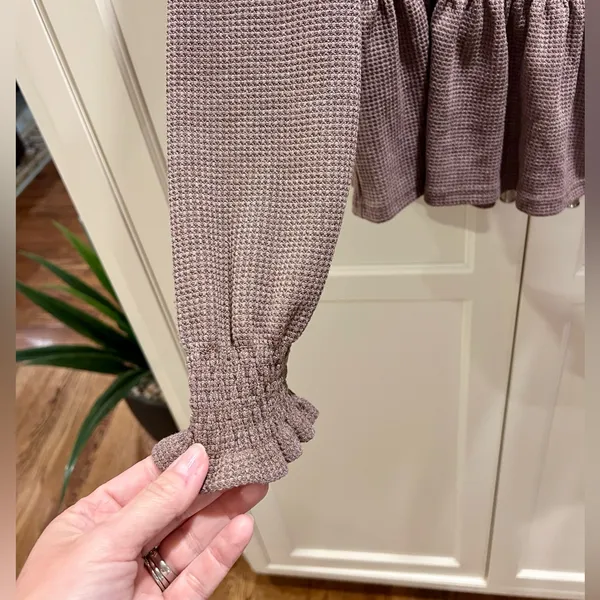 Altar’d State Waffle Knit Top, size Large - Image 3