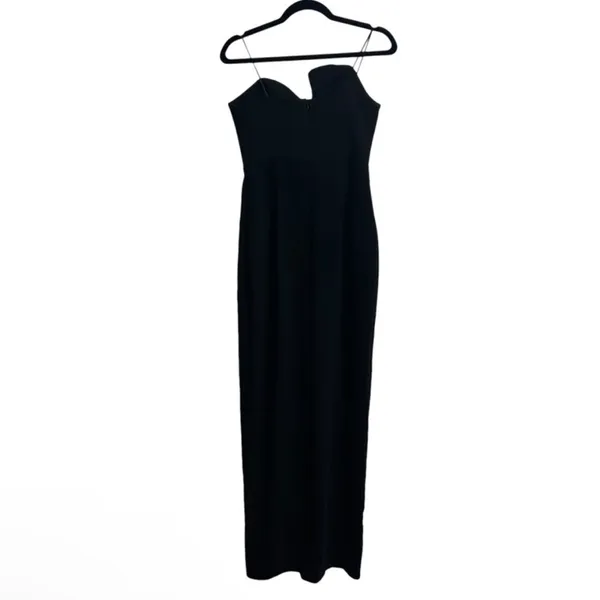Amanda Uprichard Puzzle Gown Strapless Maxi Dress In Black - Image 7