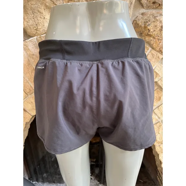 Reebok Gray Running Lined Shorts Women’s Size Medium - Image 3