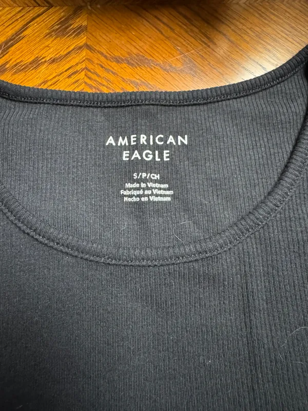 American Eagle Outfitters Ribbed Baby Tee - Image 3