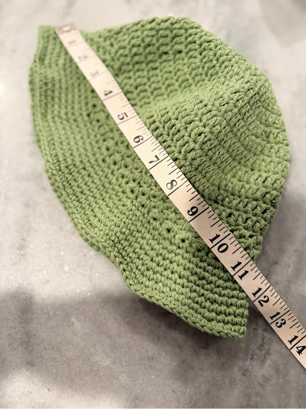 Handmade Crochet Bucket Hat 100% Cotton Lightweight Packable Festival Boho Beach - Image 4