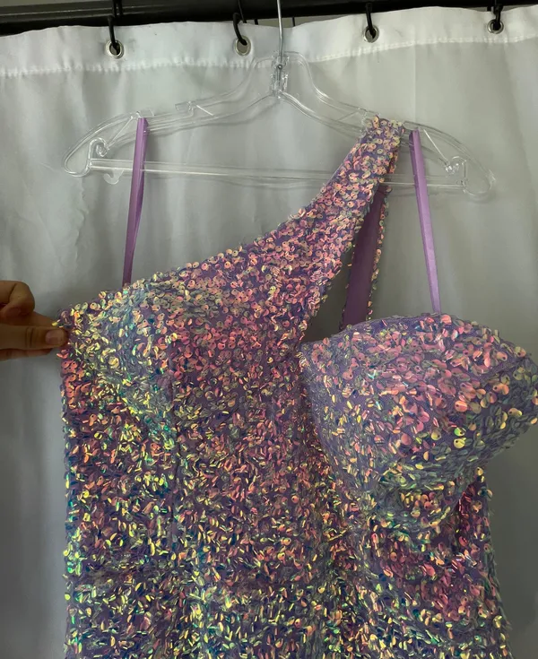 Prom Dresss Purple Size 12 - Image 2