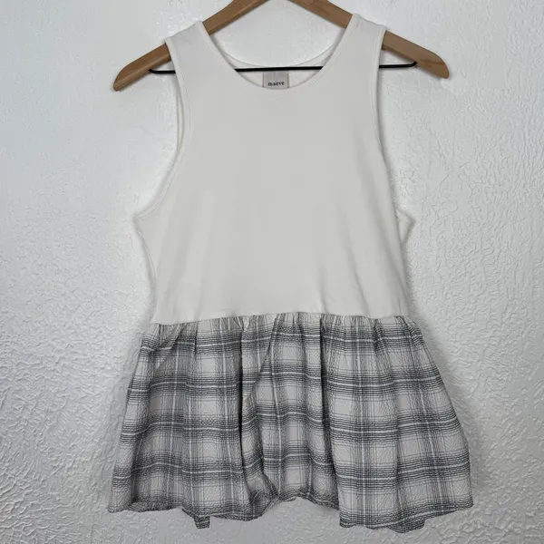 Maeve Anthropologie Bubble Peplum Tank Top Size Large NWT - Image 2