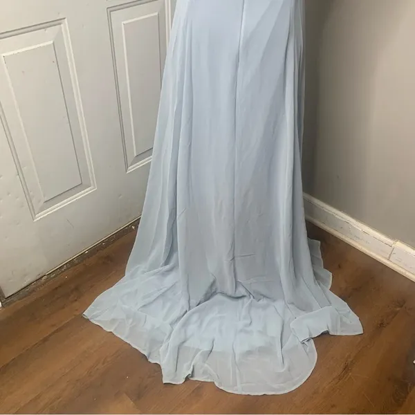 Show me Your Mumu Jenn low back maxi dress bridesmaids dusty blue size‎ XL - Image 9