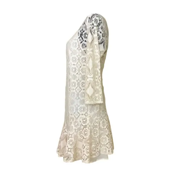 ✨Walking To The Sun Sz 2 Cream Dress in Cream Free People✨ - Image 8