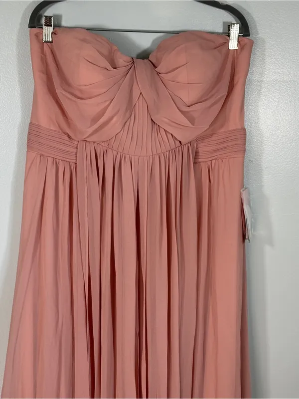 Birdy Grey Grace Convertible Chiffon Gown Plus Size 3X Rose - Image 3