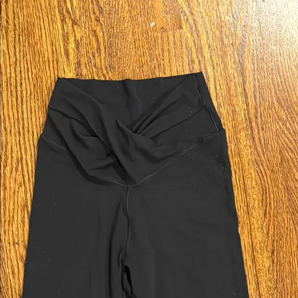 Aerie Black Hi-Rise Flare Legging - Image 3