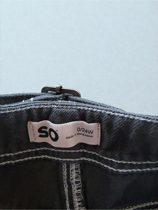 SO‎ Black Carpenter Jeans Size 0/24W - Image 4