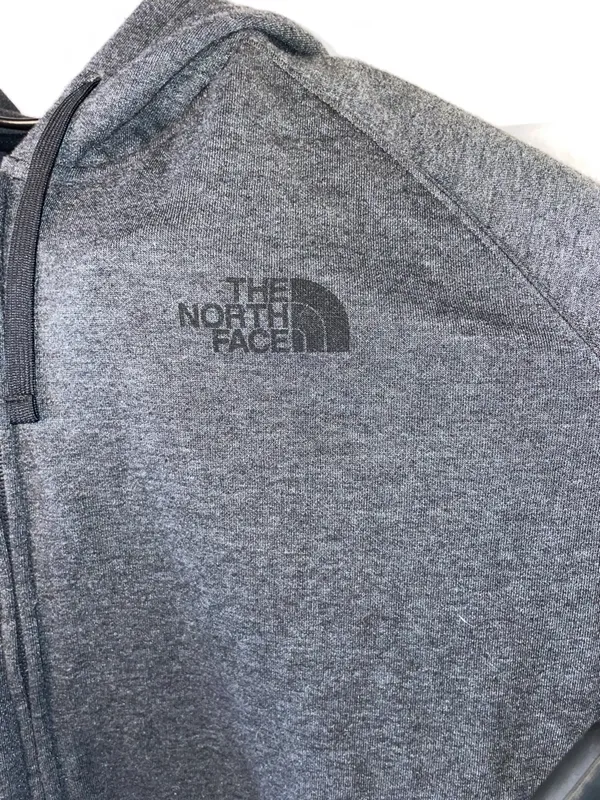 The North Face womens Heather Gray Zip-Up Hoodie size XXL sweatshirt top - Image 4