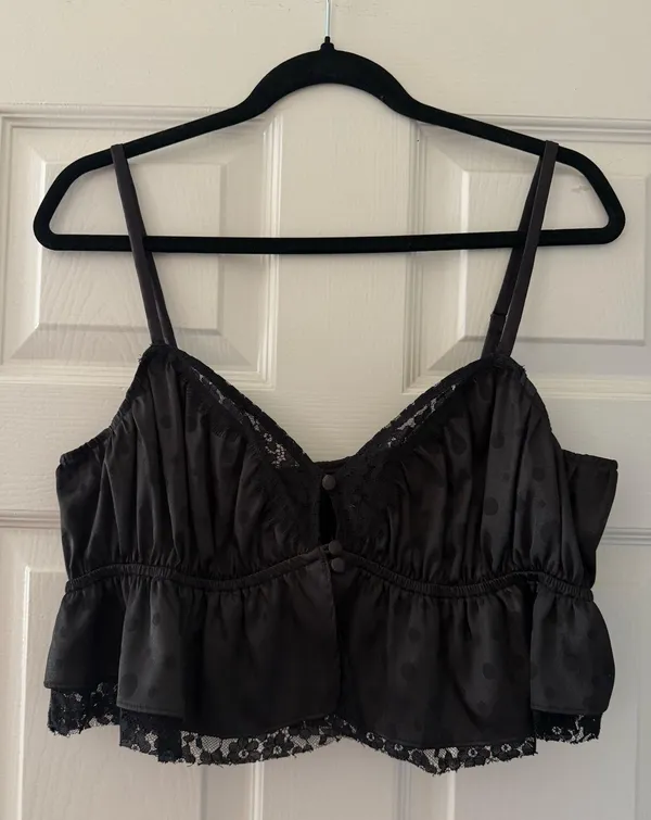 For Love & Lemons Fleur Jacquard Crop Top Tank - Image 2