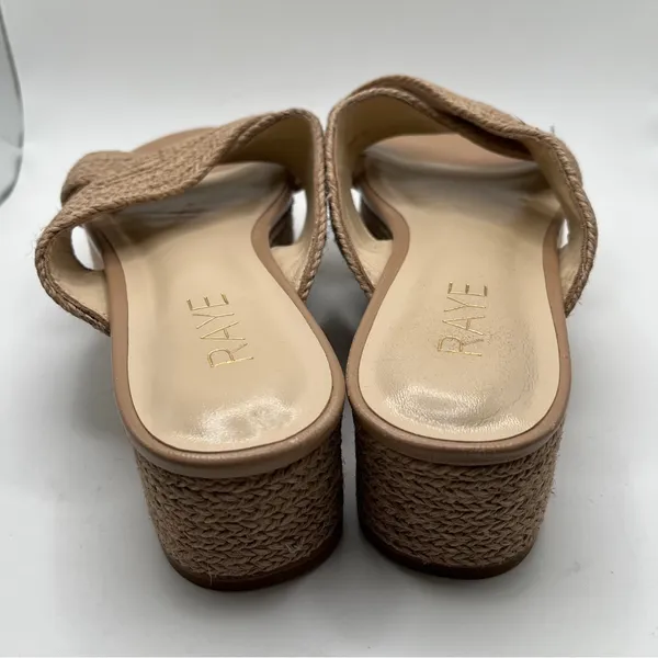 EUC Raye Tiko Wedge color natural size 7.5 platform sandals women’s - Image 5