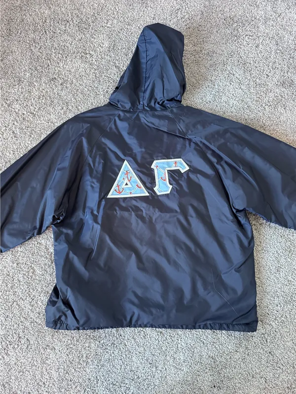 Delta Gamma Rain Charles River Apparel Jacket - Image 2