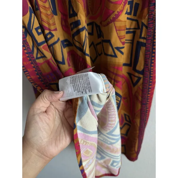 Anthropologie Farm Rio Cool‎ Tropical Button Down Maxi Skirt Women's Small NWOT - Image 10