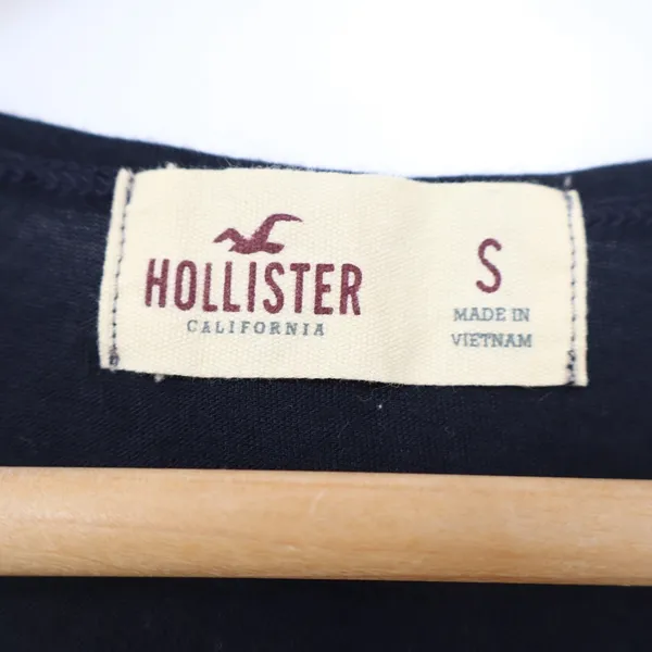 Hollister Womens Navy Blue Racerback Tank Top Small NWT - Image 3