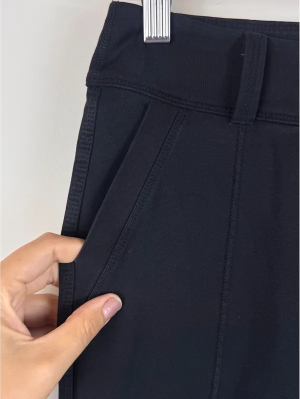 Frank & Eileen Murphy Billion Dollar Pant Black XS LAB600 Cropped Stretch Pants - Image 9