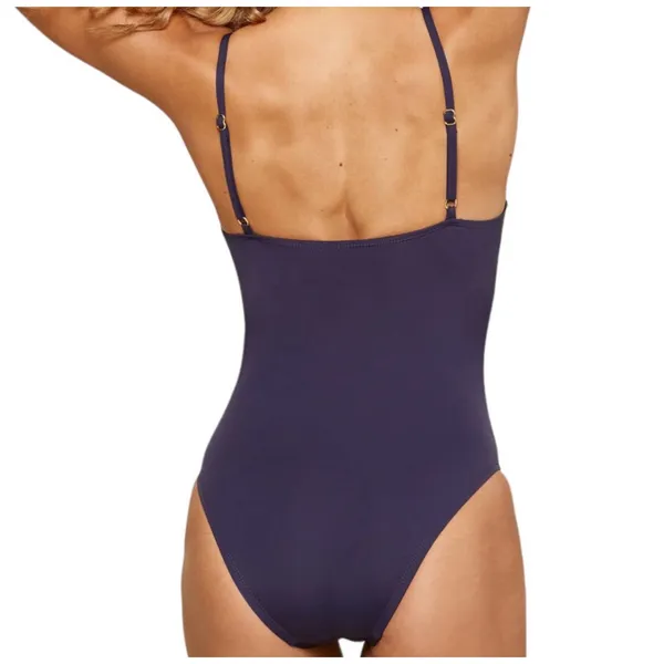 Andie The Amalfi One-Piece Swimsuit Womens 3XL Navy Blue‎ Beachy Resort Minimal - Image 10