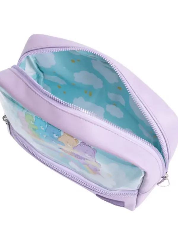 NWOT Impressions Care Bears Rainbow Cosmetic Pouch Makeup Bag Care Bears Travel - Image 11