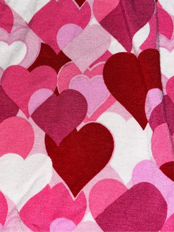 DRAPER JAMES RSVP Hearts Long Sleeve Knit Wrap Dress-Large - Image 3