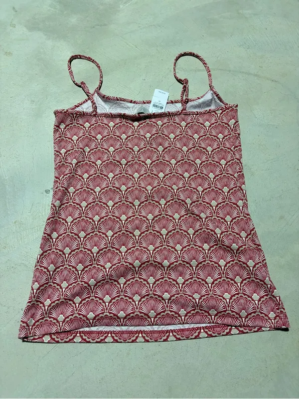 Loft outlet NWT Patterned Spaghetti Strap Tank Top MEDIUM MSRP$30 - Image 4