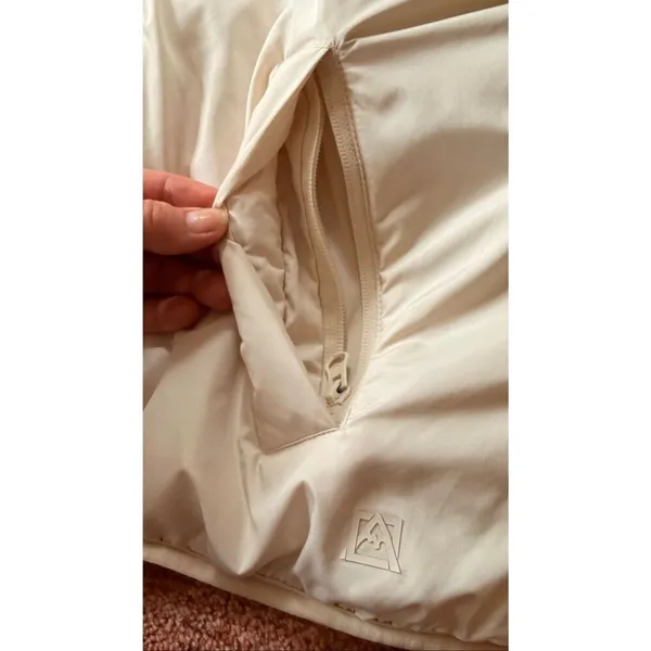 Avalanche Reversible Sherpa Jacket Cream Beige Women’s Size L - Image 6