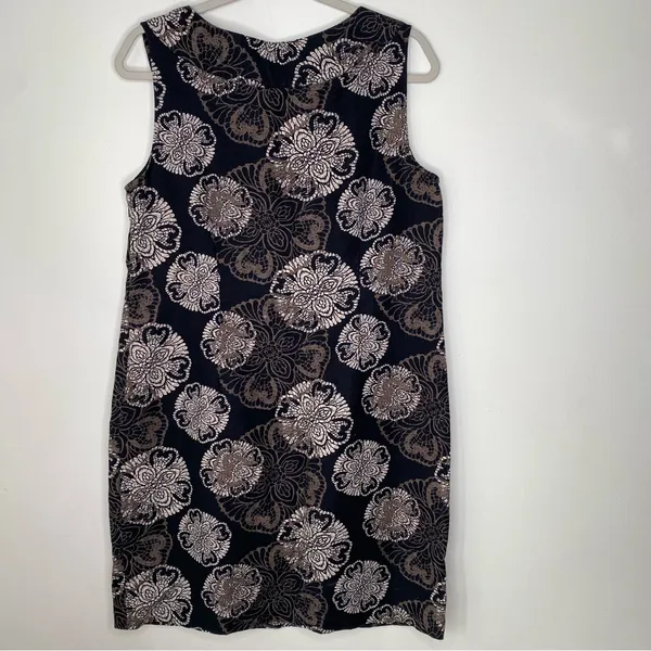 212 Collection Linen Cotton Floral Shift Dress Sz 14 - Image 2