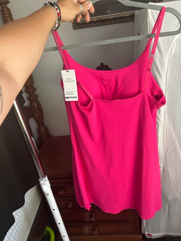 90 Degrees by Reflex Hot Pink Workout Dress - Image 3