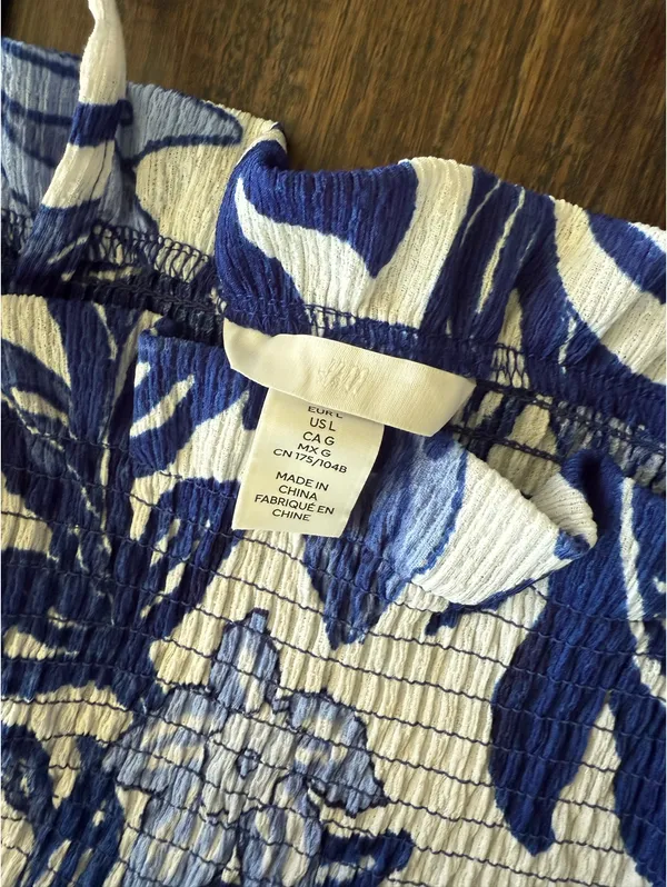 H&M Smocked-Bodice Dress - Image 4