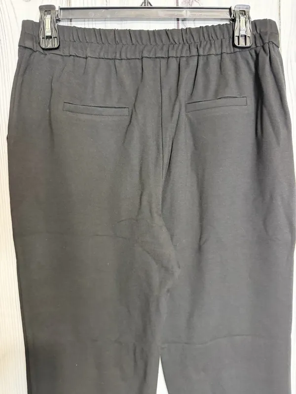 NWT Skies Are Blue Trouser Pants Elastic Waist Black Sz L (34x28) High Rise NEW - Image 5
