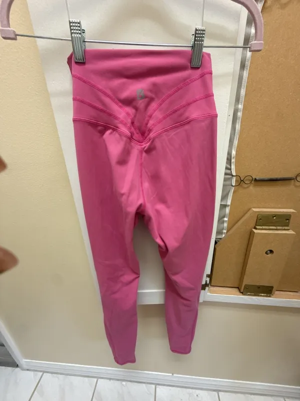 Buffbunny Collection High Waisted Leggings Pink Size Small - Image 3