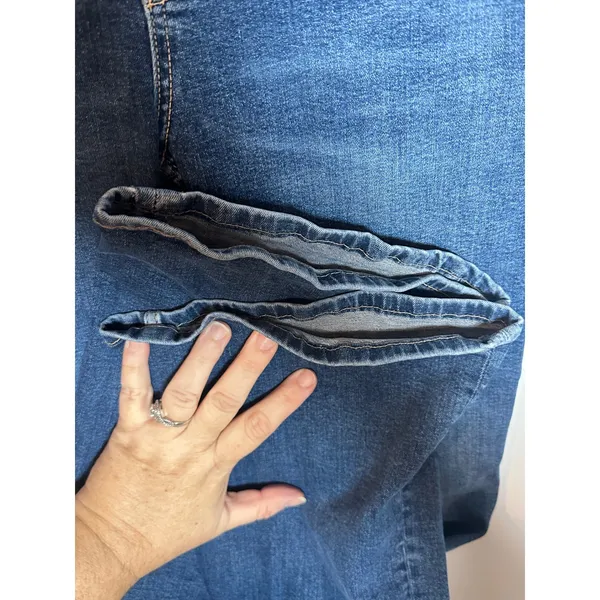 Zara Womens High Rise Flare Jeans Blue‎ Medium Wash Denim Size US 8 EUR 40 - Image 3