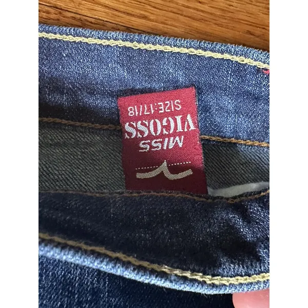 Miss Vigoss Juniors Girls bootcut Stretch‎ Fit 5-Pocket Denim Jeans 17/18 - Image 5