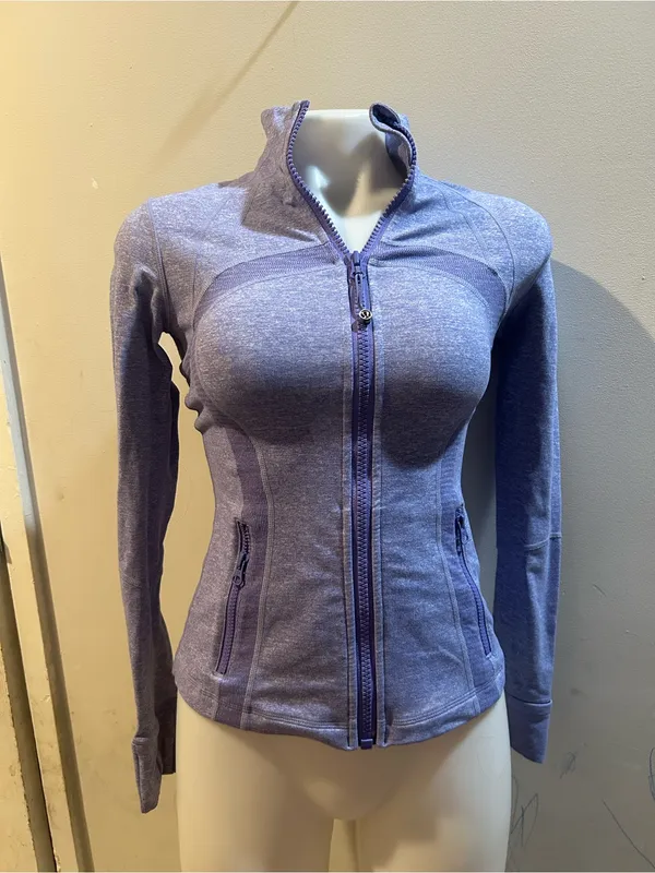 lululemon athletica Heather Lavender Full-Zip Jacket - Image 3