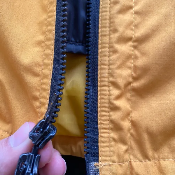 London Fog Mustard Yellow Zipper Lined Jacket Size L (NO HOODIE AVAILABLE)‎ - Image 10