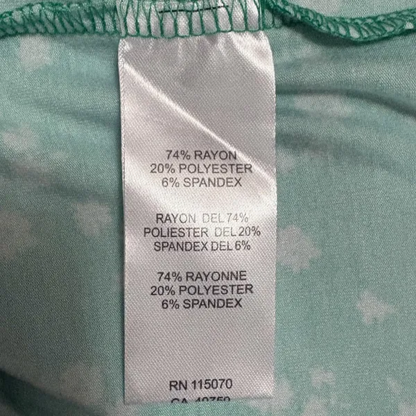 Nina Leonard Green Floral Maxi Skirt‎ Size Medium EUC - Image 5