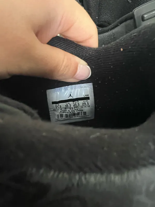 Laser Black Jordan 4 Retro Sneakers - Image 5