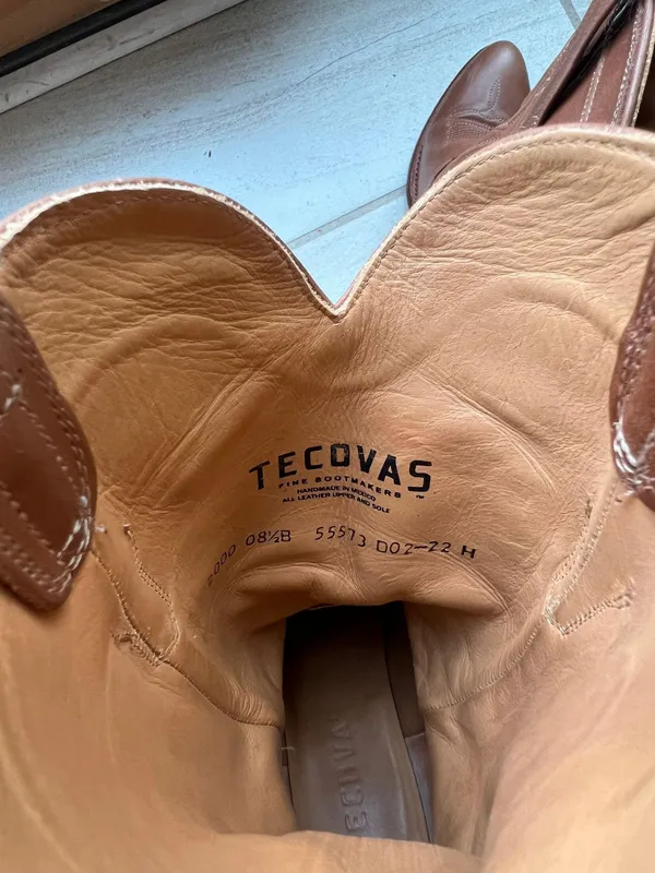 Tecova Cowboy Boots Size 8.5 - Image 7