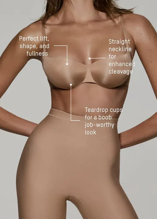 SKIMS Ultimate Push-Up Balconette Bra 34C - Image 3