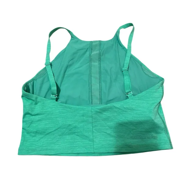 Outdoor voices tech sweat criss cross tank‎ jade green size Small - Image 6