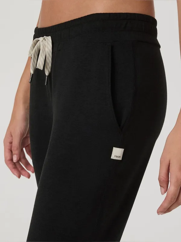 Vuori Women’s Performance Jogger Pants DreamKnit Mid Rise in Black Heather S - Image 3