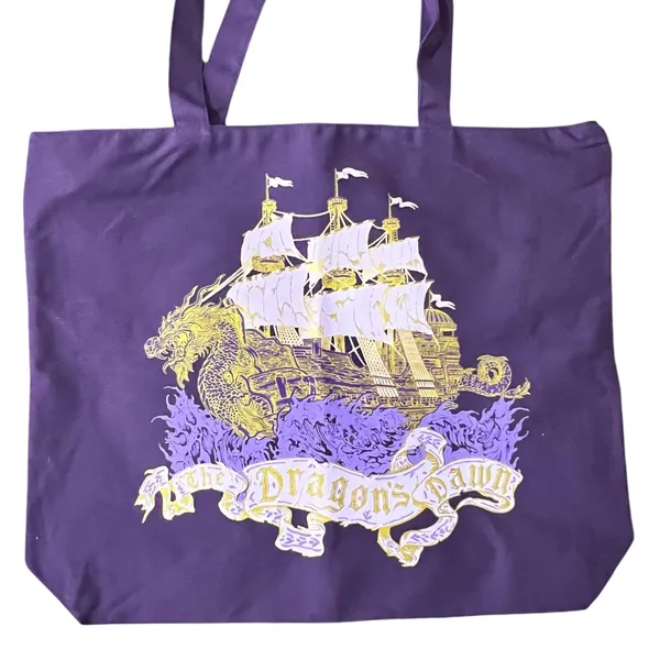 Illumicrate Voyage of the Damned Dragon Tote Bag - Frances White April 2025 - Image 3