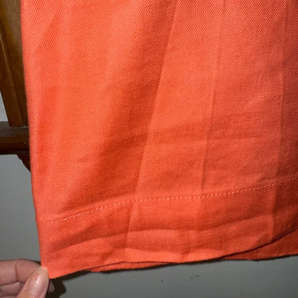 Anthropologie NWT $98 x Maeve Orange The Colette Skirt: Mini Edition XL - Image 7