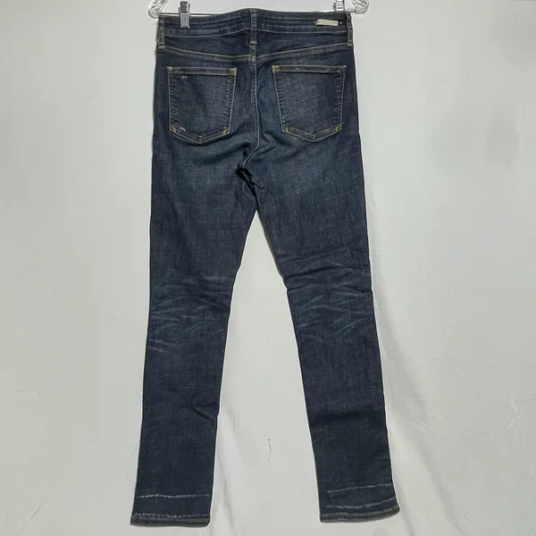 Pilcro the Letter Press Jeans Anthropolgie‎ Sz 29 Stet Selvege Blue Denim FLAW - Image 2