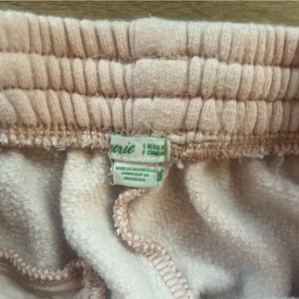 Aerie Anytime The Sweat Joggers in Peach - Image 3